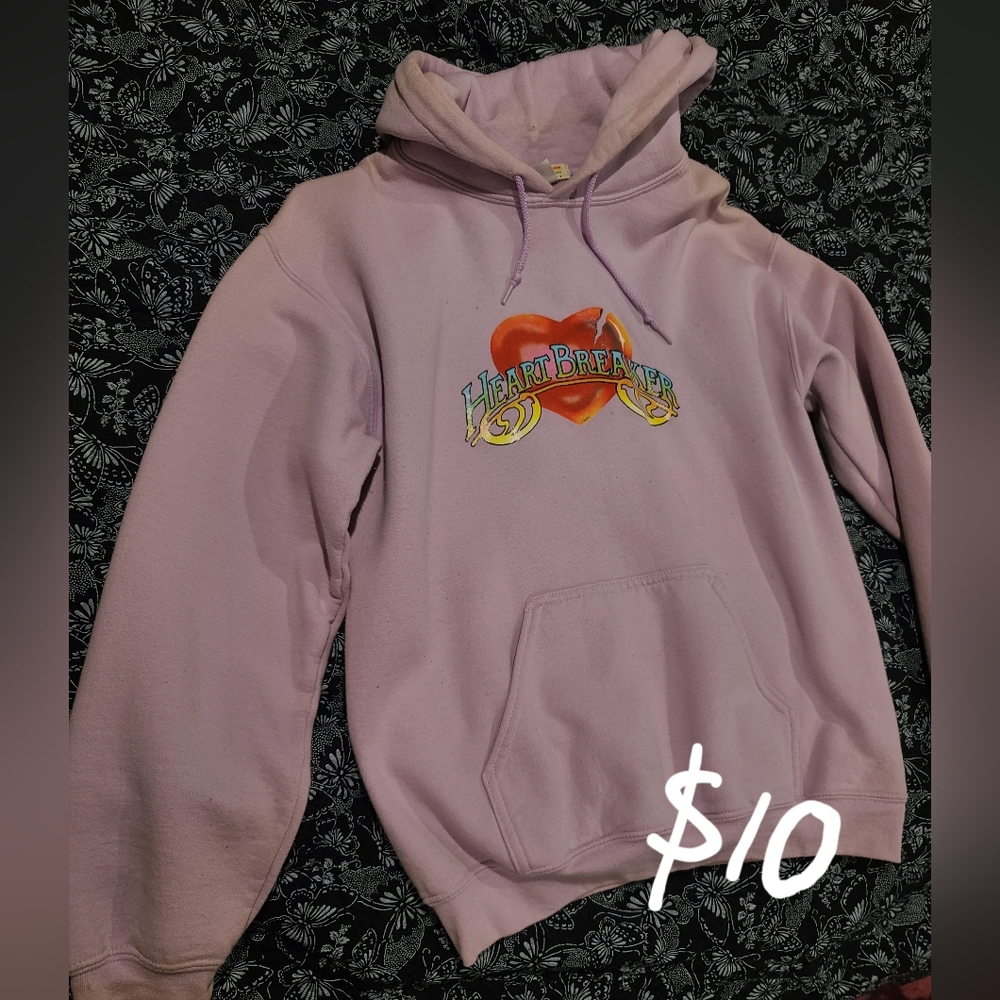 Heartbreaker Graphic Hoodie - Lavender